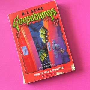 3/$15 Goosebumps “How To Kill A Monster” 1996 Vintage Scholastic Book